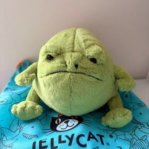 Jellycat Lime Green Plush Frog Cuddly Toy